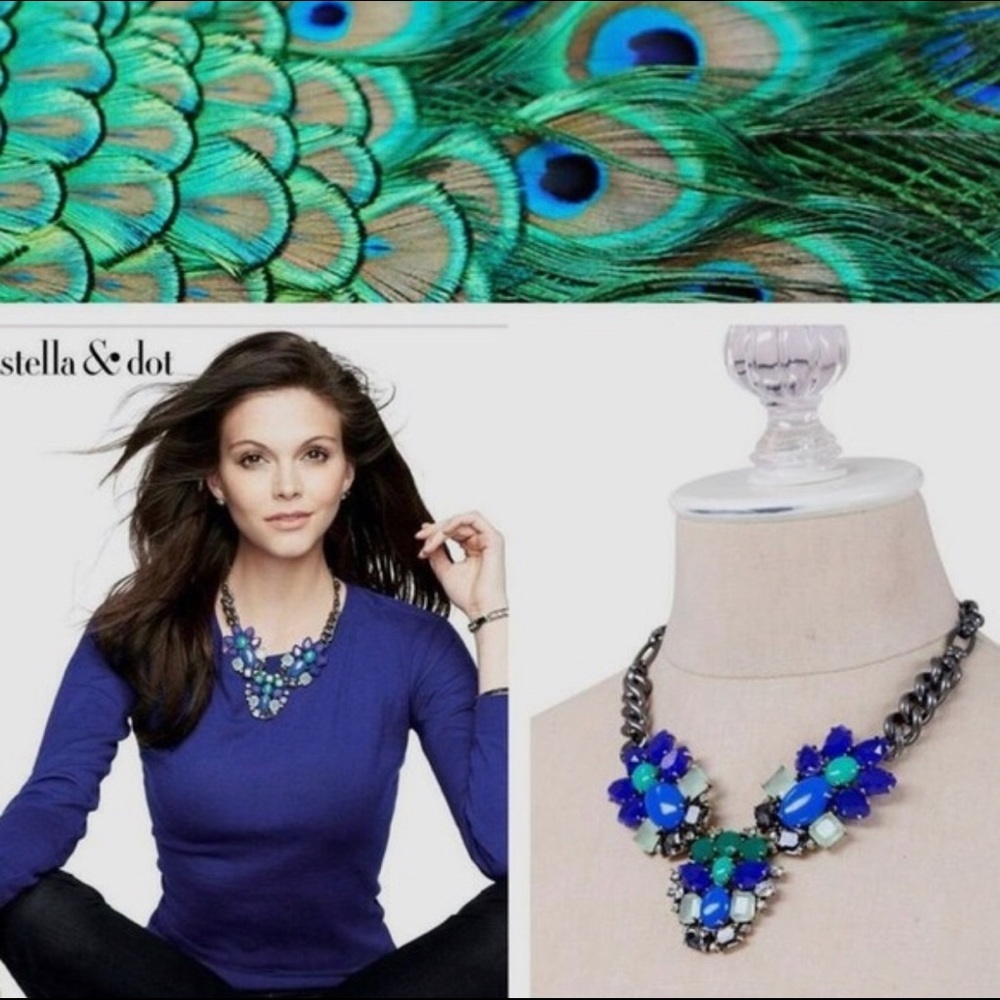 Stella & Dot Peacock Necklace